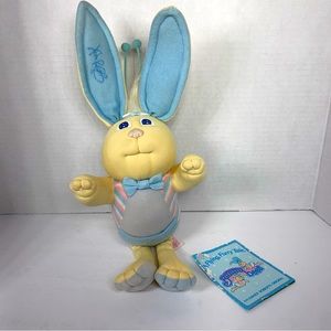 VTG Cabbage Patch Kids Bunny Bee- Blue 1986 Plush Toy W Tags